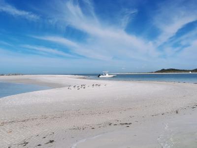 Sunny Coastal Lagoon White Sand Reflection.jpg