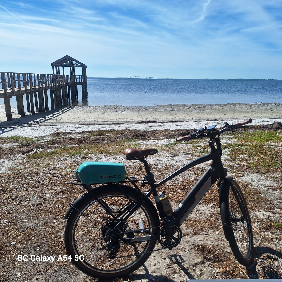 Sunny Pristine Lakefront Pier Bicycle Reflection.jpg