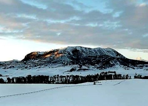 Snow-capped Mountain Winter Twilight Memory.jpg