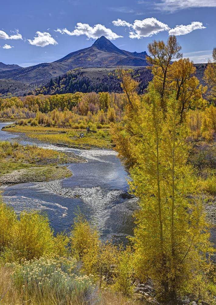 Autumn River Reflection Majestic Mountains Scene.jpg