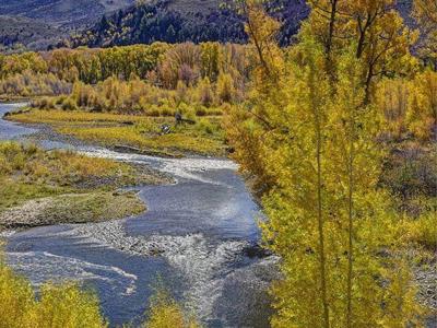 Autumn River Reflection Majestic Mountains Scene.jpg