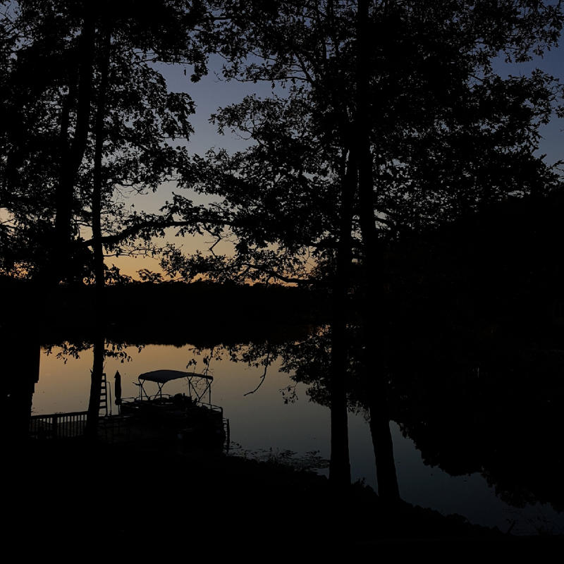 Twilight Pristine Lake Silhouette Reflections Moment (2).jpg